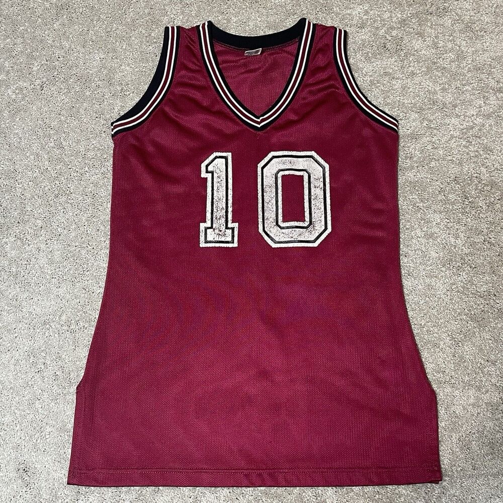 Vintage Lady Champion Basketball Jersey Womens Size 10 Pulaski Wisconsin Raiders